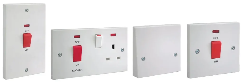 32Amp or the 45Amp OUTLETS for electric cooker installation